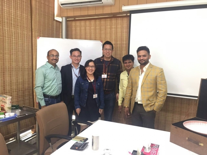 In 2017, visited and inspected suppliers of round husks for plantain in India